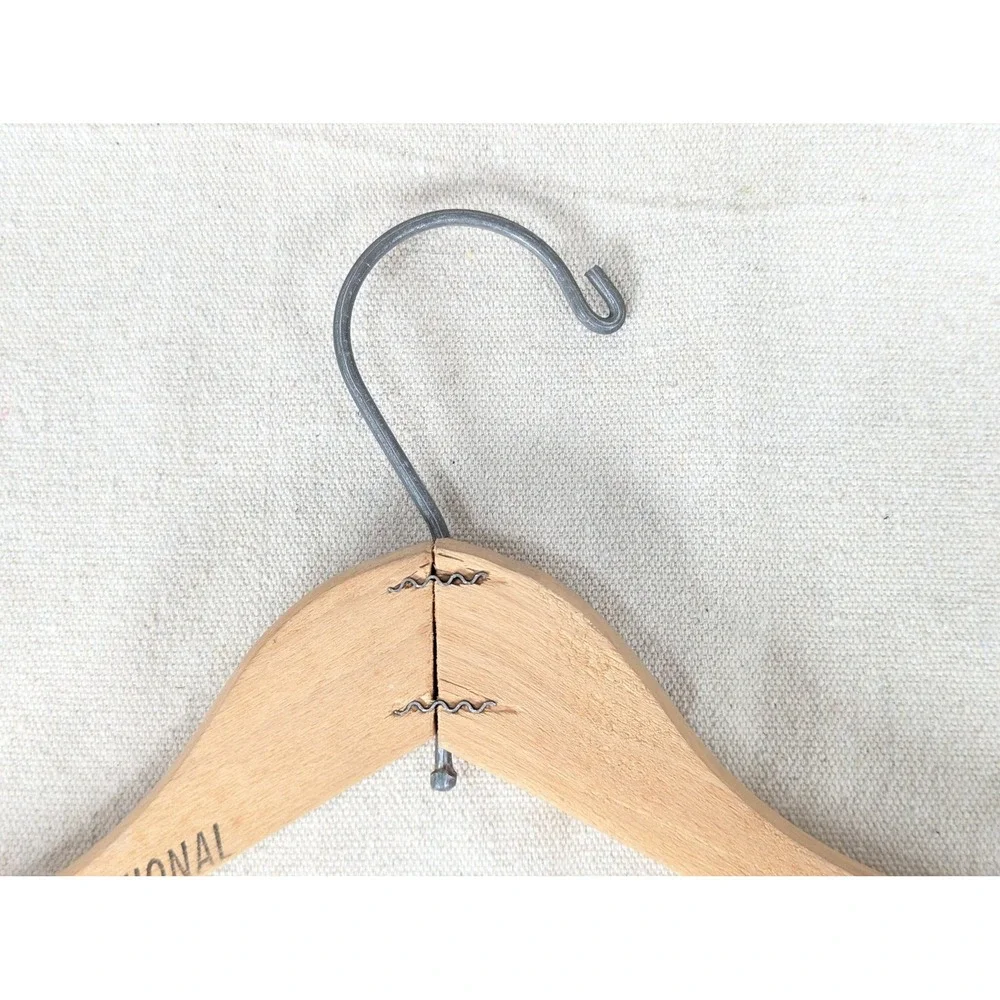 Philadelphia International Airport Motel Wooden Clothes Hanger Vintage Hotel ...